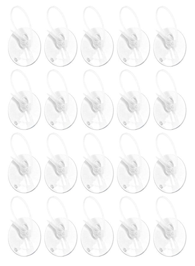 Gallipower 20 Pcs Aquarium Suction Cups,Aquarium Plant Holder,Small Suction Cup Clip for Glass,Fish Tank Suction Cups with 40 Pcs Adjustable Cable Ties - Image 1